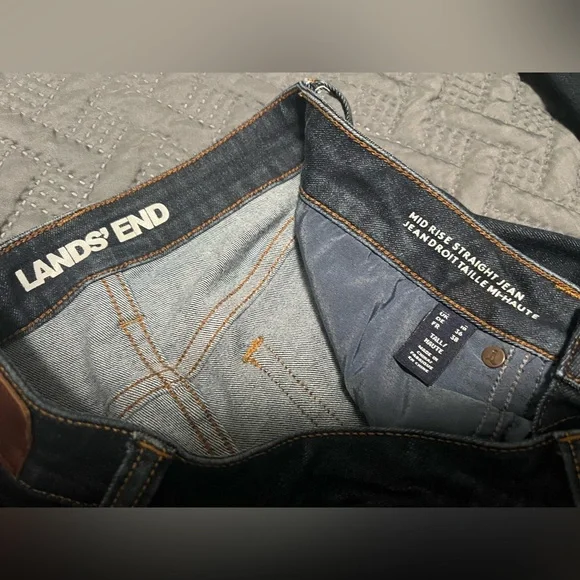 Lands End Jeans size 6 Long Tall - Picture 3 of 4